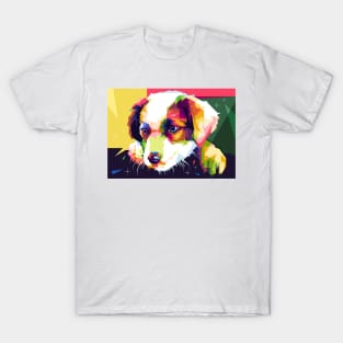 dog puppy wpap pop art T-Shirt